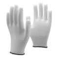 Ready Stock General Purpose Drawing Painting Thicken White Polyester Knit gardening Safety Work Gloves